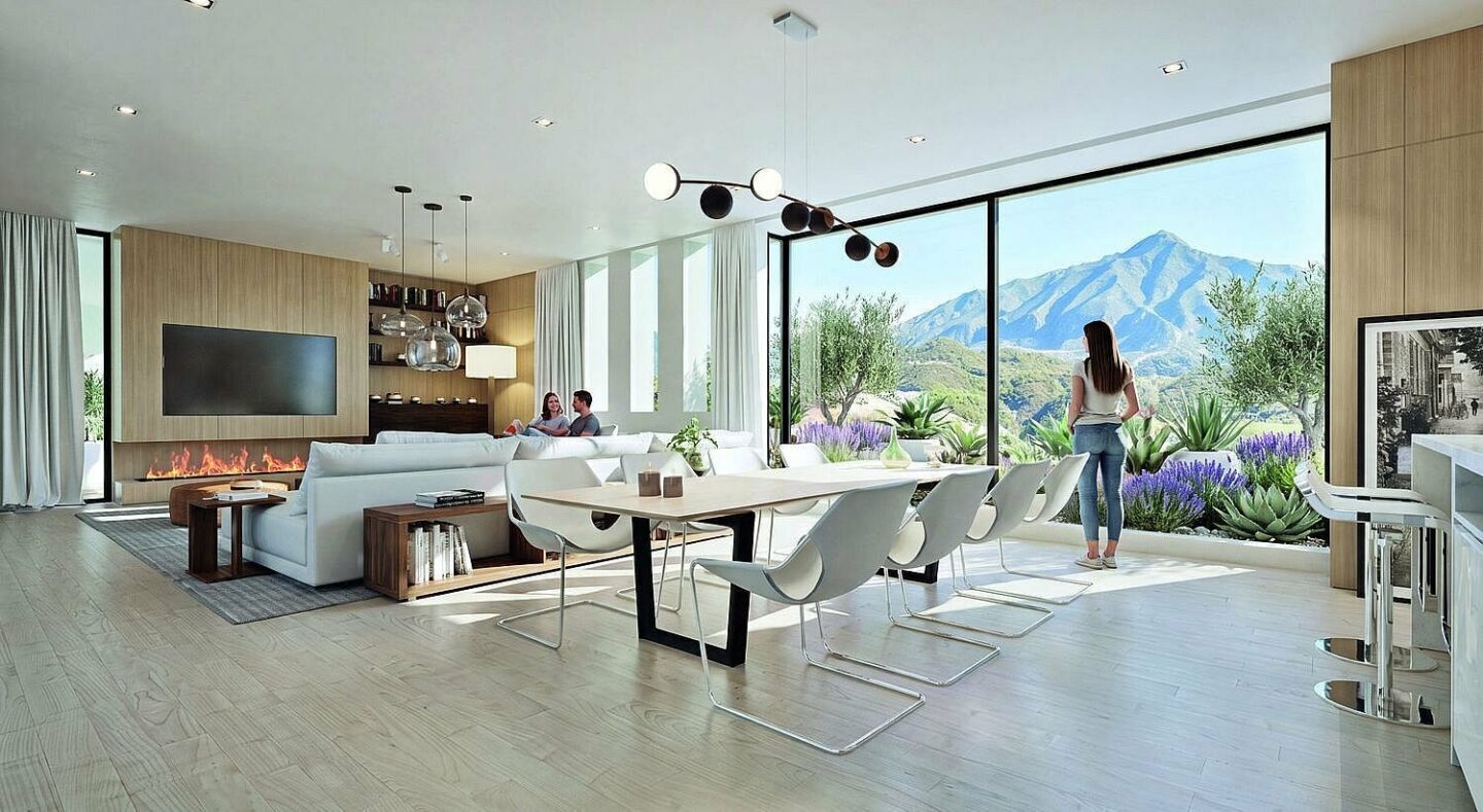 FOR SALE 🏡 Sea-View Plot with Licensed Contemporary Villa Design – Los Naranjos, Nueva Andalucía, Marbella 🇪🇸
