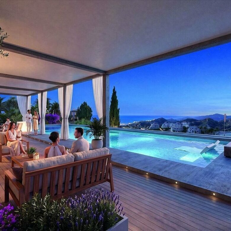 FOR SALE 🏡 Sea-View Plot with Contemporary Four-Level Villa Design – Los Naranjos, Nueva Andalucía, Marbella 🇪🇸