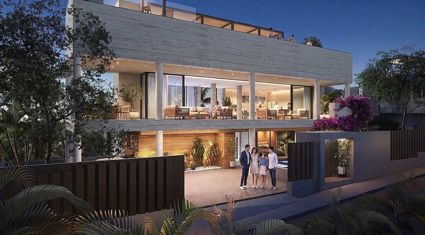 FOR SALE 🏡 Sea-View Plot with Contemporary Four-Level Villa Design – Los Naranjos, Nueva Andalucía, Marbella 🇪🇸