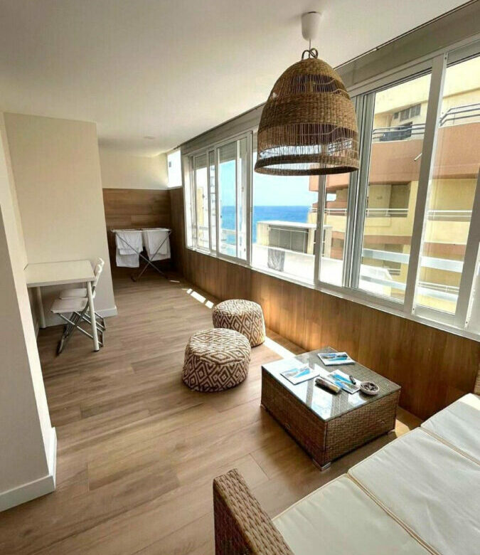 FOR SALE 🏡 Renovated Three-Bedroom Beachfront Apartment with Sea Views on the Promenade – Marbella Centre 🇪🇸