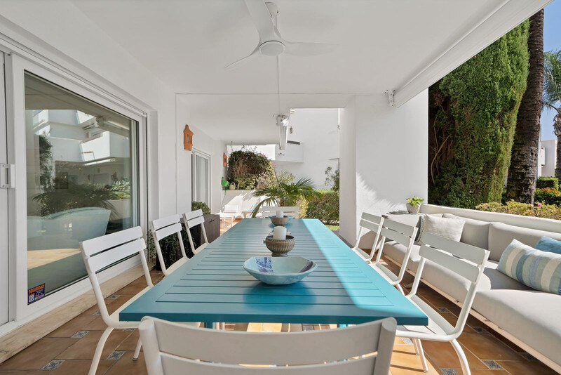 FOR SALE 🏡 Beachfront Garden Apartment in a Gated Community – Los Monteros, Marbella East 🇪🇸