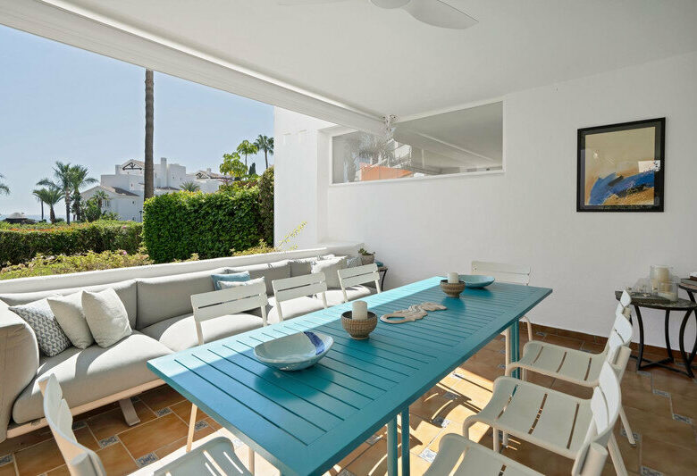 FOR SALE 🏡 Beachfront Garden Apartment in a Gated Community – Los Monteros, Marbella East 🇪🇸