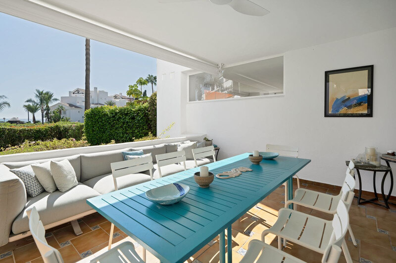 FOR SALE 🏡 Beachfront Garden Apartment in a Gated Community – Los Monteros, Marbella East 🇪🇸