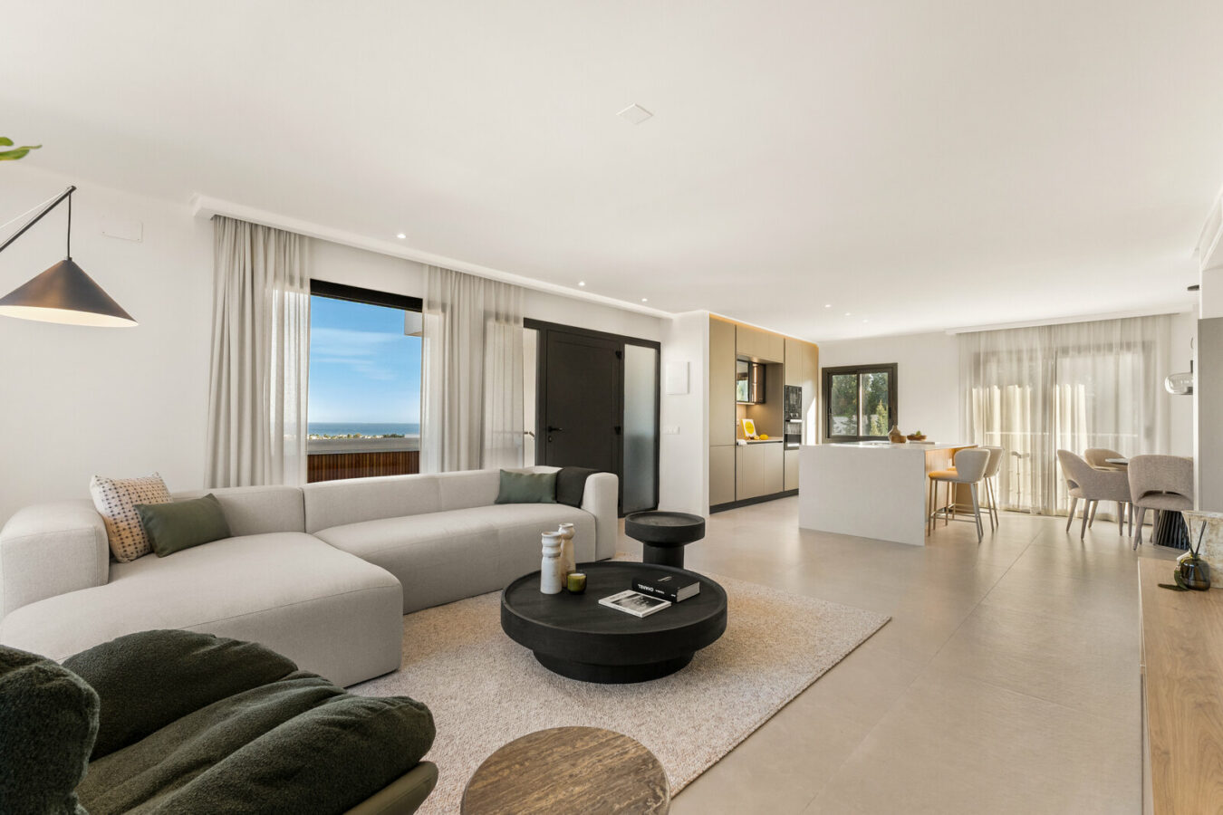 FOR SALE 🏡 Renovated Two-Bedroom Apartment with Sea and Mountain Views, Sold Furnished – Nueva Andalucía, Marbella 🇪🇸