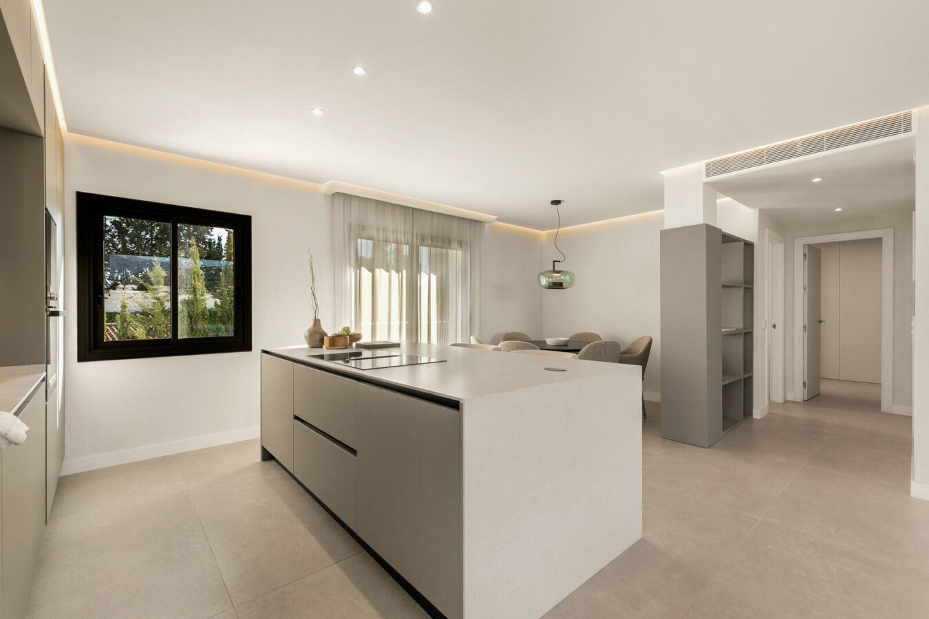 FOR SALE 🏡 Renovated Two-Bedroom Apartment with Sea and Mountain Views, Sold Furnished – Nueva Andalucía, Marbella 🇪🇸