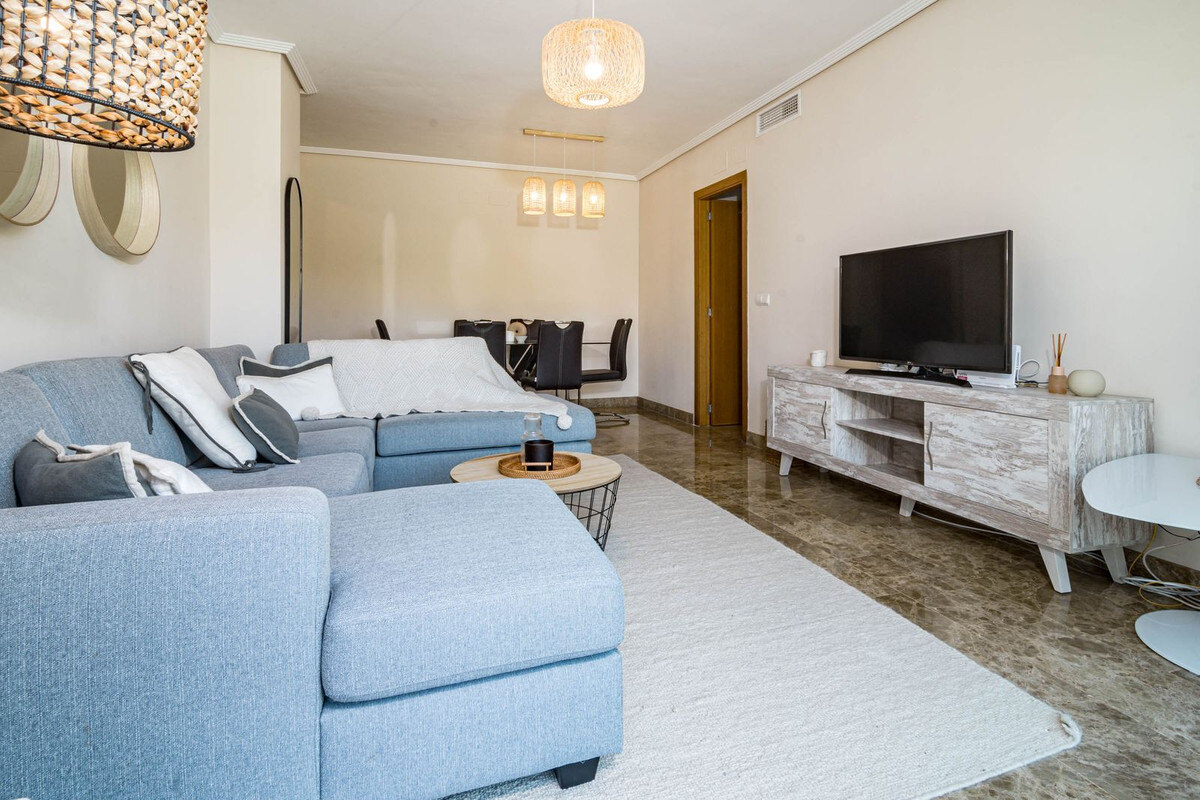 FOR SALE 🏡 Two-Bedroom Garden Apartment with Pool Views in a Gated Complex – Selwo, Estepona 🇪🇸