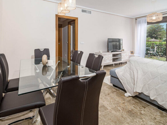 FOR SALE 🏡 Two-Bedroom Garden Apartment with Pool Views in a Gated Complex – Selwo, Estepona 🇪🇸