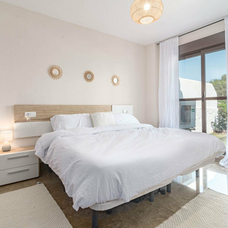 FOR SALE 🏡 Two-Bedroom Garden Apartment with Pool Views in a Gated Complex – Selwo, Estepona 🇪🇸