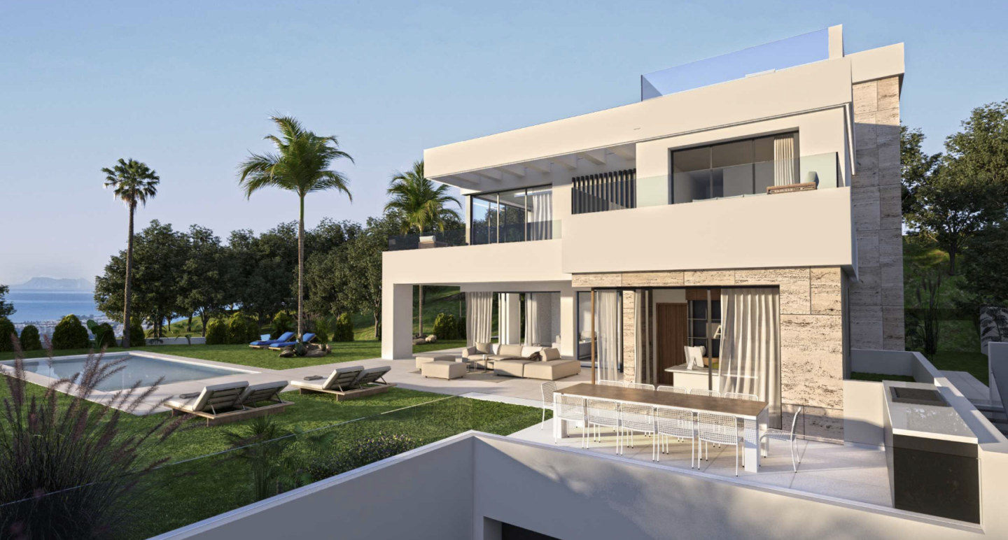 FOR SALE 🌟  Sea-View Building Plots Costa del Sol – Villa Project & Licence Incl. 🇪🇸 Western Costa del Sol – views to the Rock of Gibraltar 🇪🇸