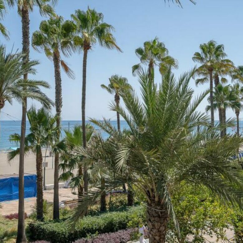 FOR SALE 🏡 Renovated Frontline Beach Apartment with Sea Views and Two Terraces – Estepona Town 🇪🇸