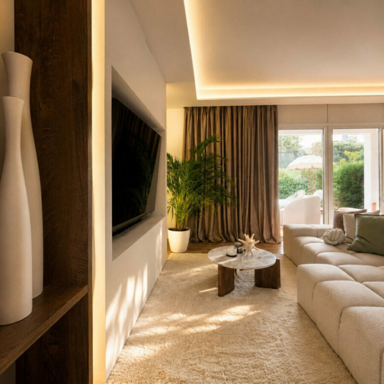 FOR SALE 🏡 Fully Renovated Designer Townhouse with Garden and Rooftop Solarium – Golden Mile, Marbella 🇪🇸