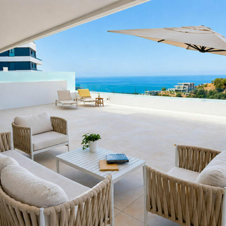 FOR SALE 🏡 Brand-New Furnished Three-Bedroom Apartment with Sea-View Terrace – Altos de los Monteros, Marbella East 🇪🇸