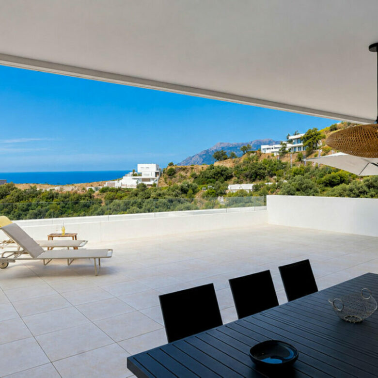 FOR SALE 🏡 Brand-New Furnished Three-Bedroom Apartment with Sea-View Terrace – Altos de los Monteros, Marbella East 🇪🇸
