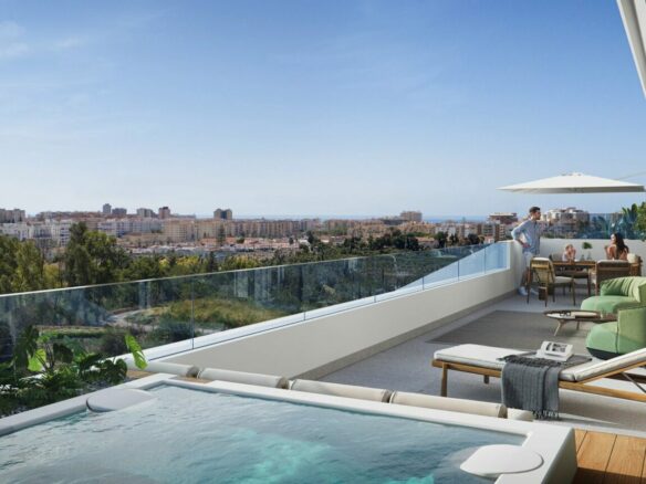 FOR SALE 🏡 New Two-Bedroom Penthouse with Sea Views, Infinity Pool and Beach Club – Las Lomas, Fuengirola 🇪🇸