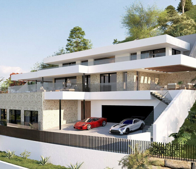 FOR SALE 🏡 South-Facing Sea-View Plot with Building Licence and Villa Project – Real de La Quinta, Benahavís 🇪🇸
