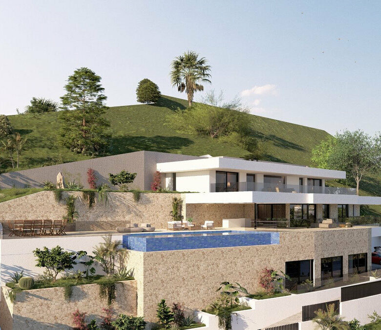 FOR SALE 🏡 South-Facing Sea-View Plot with Building Licence and Villa Project – Real de La Quinta, Benahavís 🇪🇸