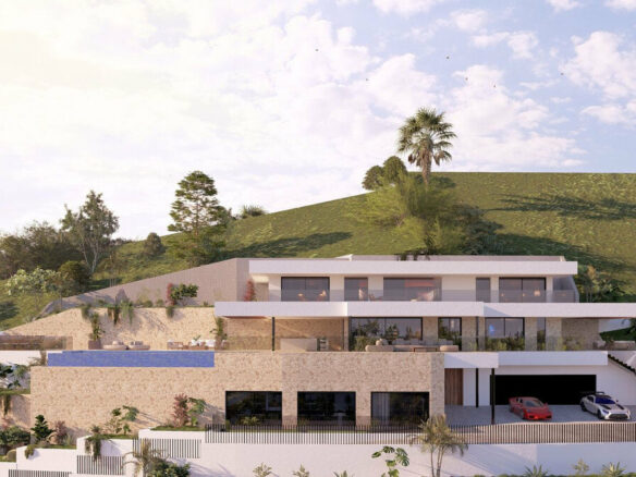 FOR SALE 🏡 South-Facing Sea-View Plot with Building Licence and Villa Project – Real de La Quinta, Benahavís 🇪🇸
