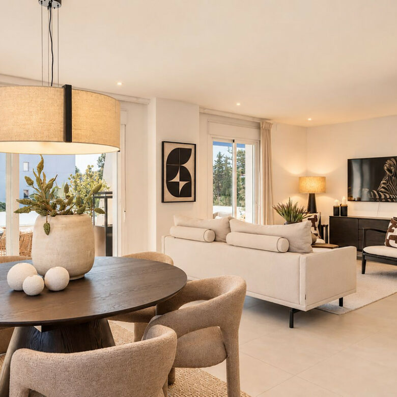 FOR SALE 🏡 Renovated Three-Bedroom Apartment with South-Facing Terrace near Centro Plaza – Nueva Andalucía, Marbella 🇪🇸