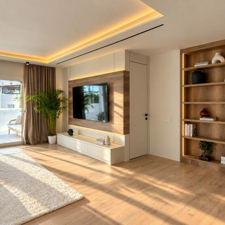 FOR SALE 🏡 Renovated Three-Bedroom Apartment with Terrace in a Gated Community – Nagüeles, Golden Mile, Marbella 🇪🇸