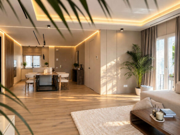 FOR SALE 🏡 Renovated Three-Bedroom Apartment with Terrace in a Gated Community – Nagüeles, Golden Mile, Marbella 🇪🇸