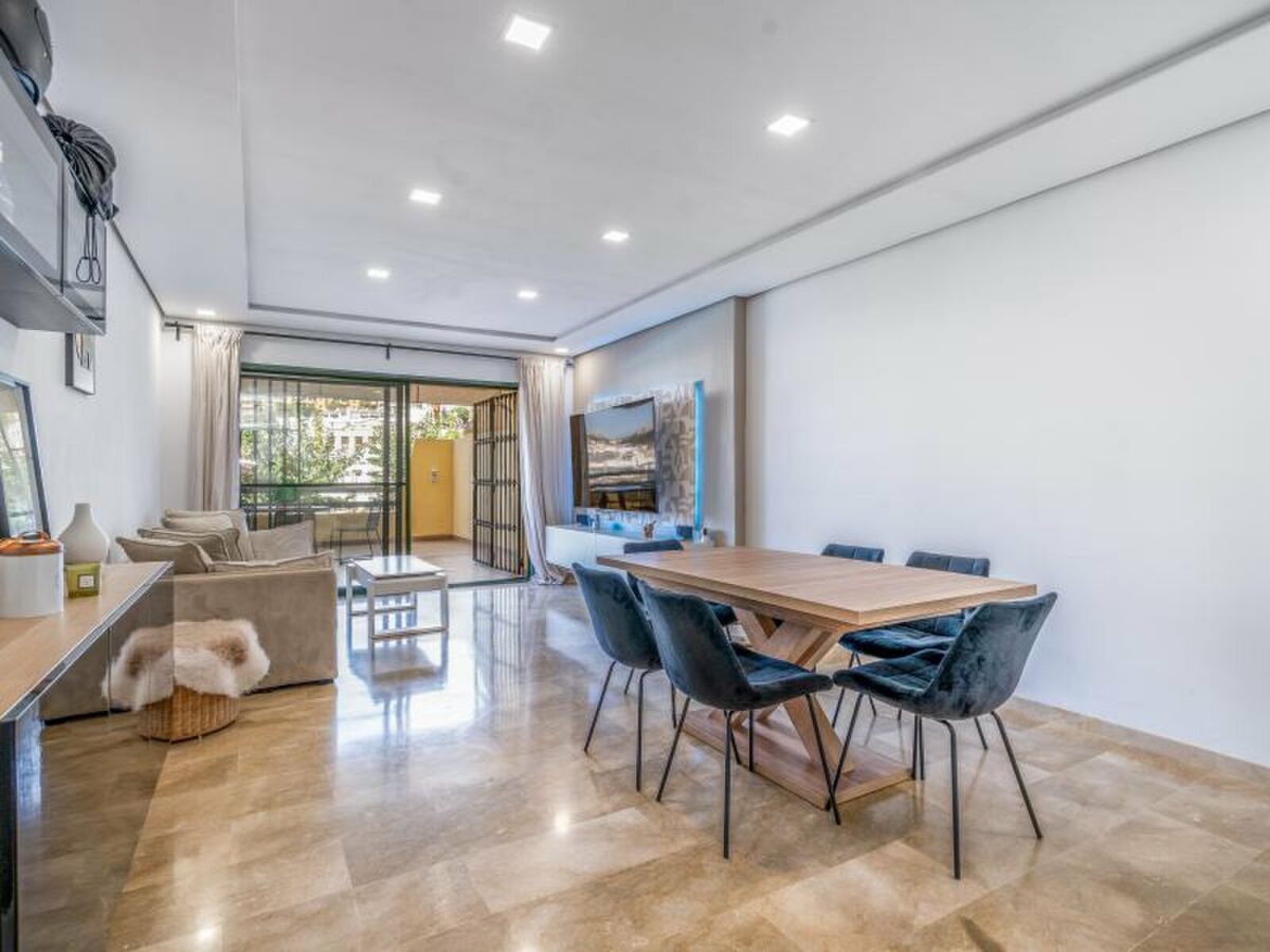 FOR SALE 🏡 Renovated Two-Bedroom Garden Apartment with Pool Views near the Golf – La Resina Golf, Estepona 🇪🇸