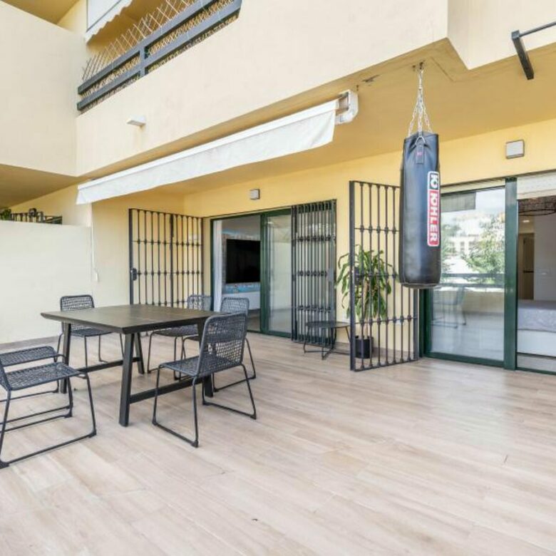 FOR SALE 🏡 Renovated Two-Bedroom Garden Apartment with Pool Views near the Golf – La Resina Golf, Estepona 🇪🇸