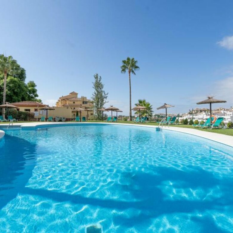 FOR SALE 🏡 Renovated Two-Bedroom Garden Apartment with Pool Views near the Golf – La Resina Golf, Estepona 🇪🇸