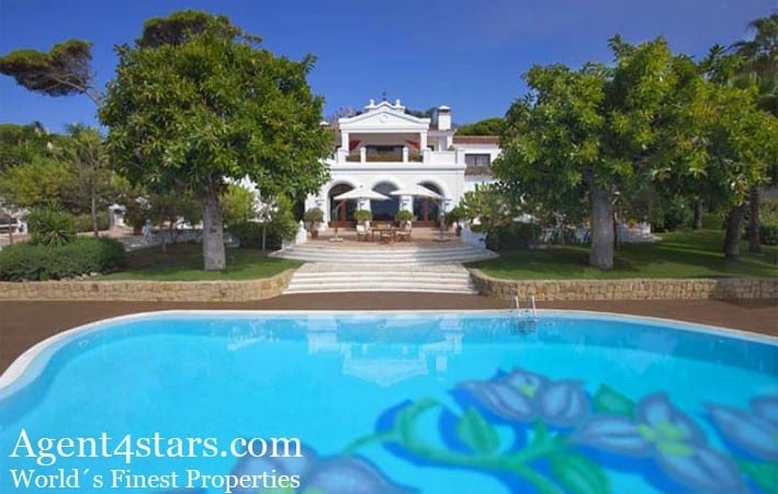 Beach Front villa for sale Golden Mile Marbella